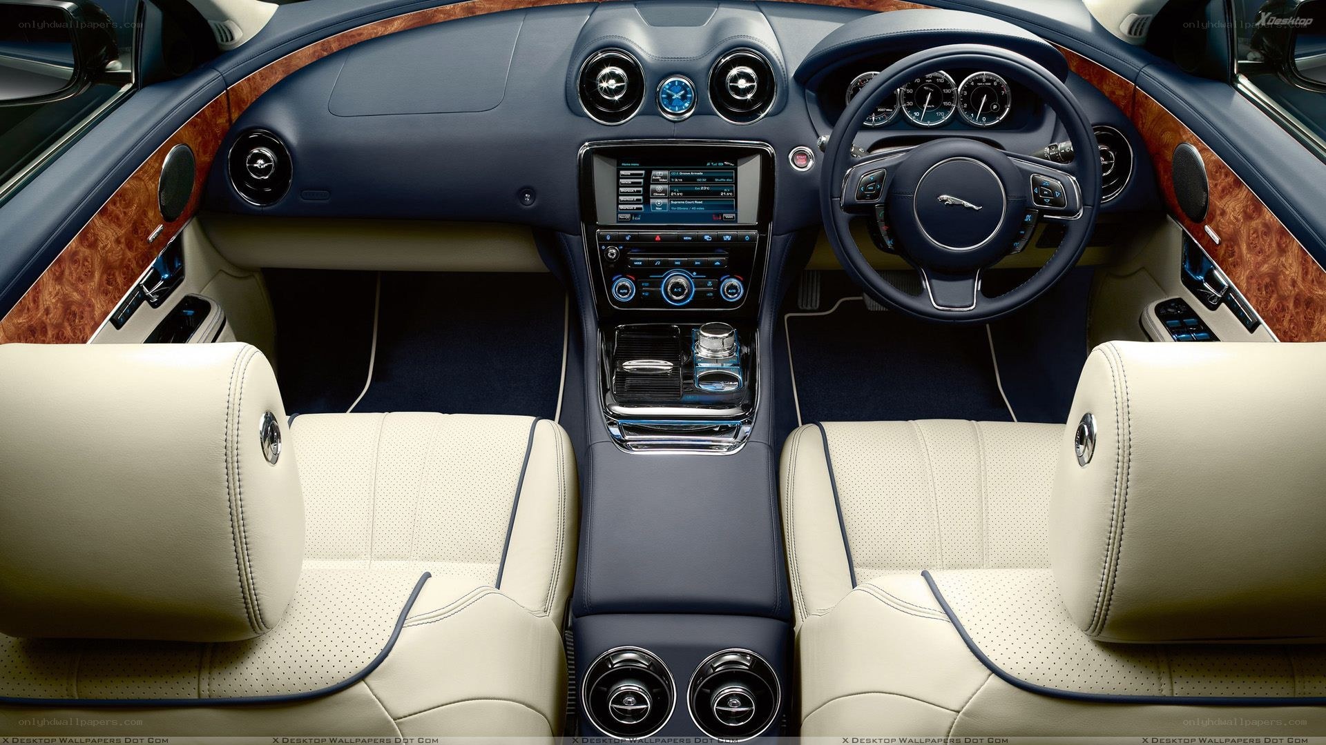 luxury car interior dashboard