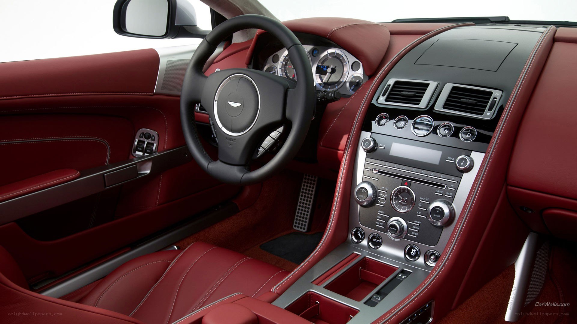 luxury car interior dashboard