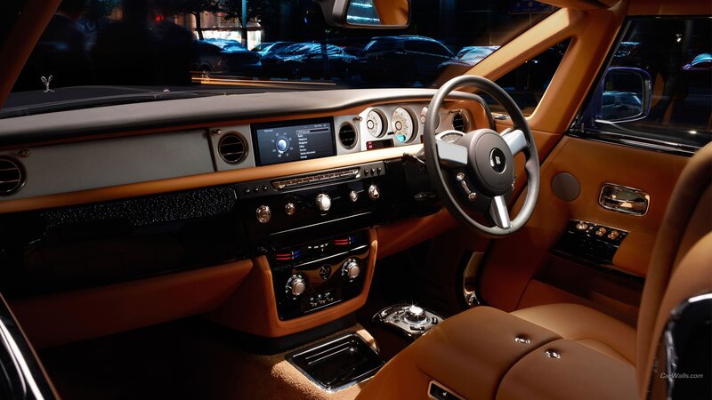 luxury car interior dashboard