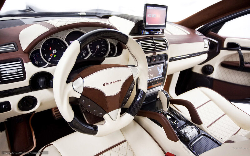 luxury car interior dashboard