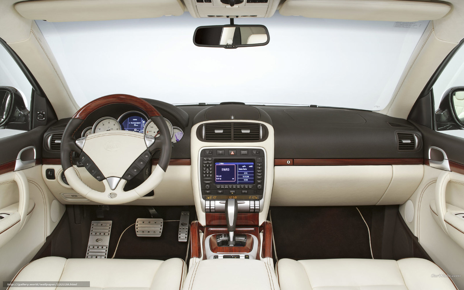 luxury car interior dashboard