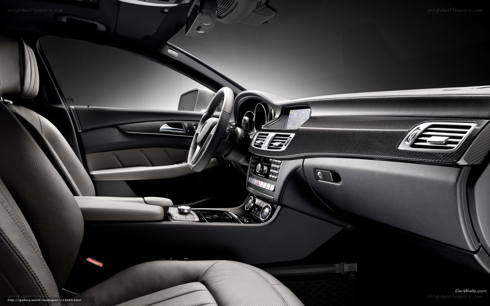 luxury car interior dashboard