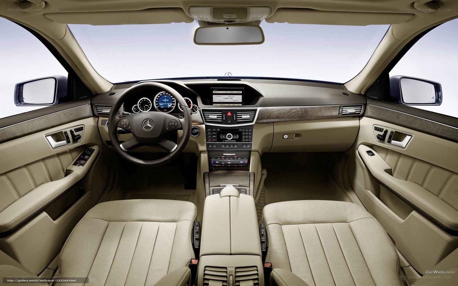 luxury car interior dashboard