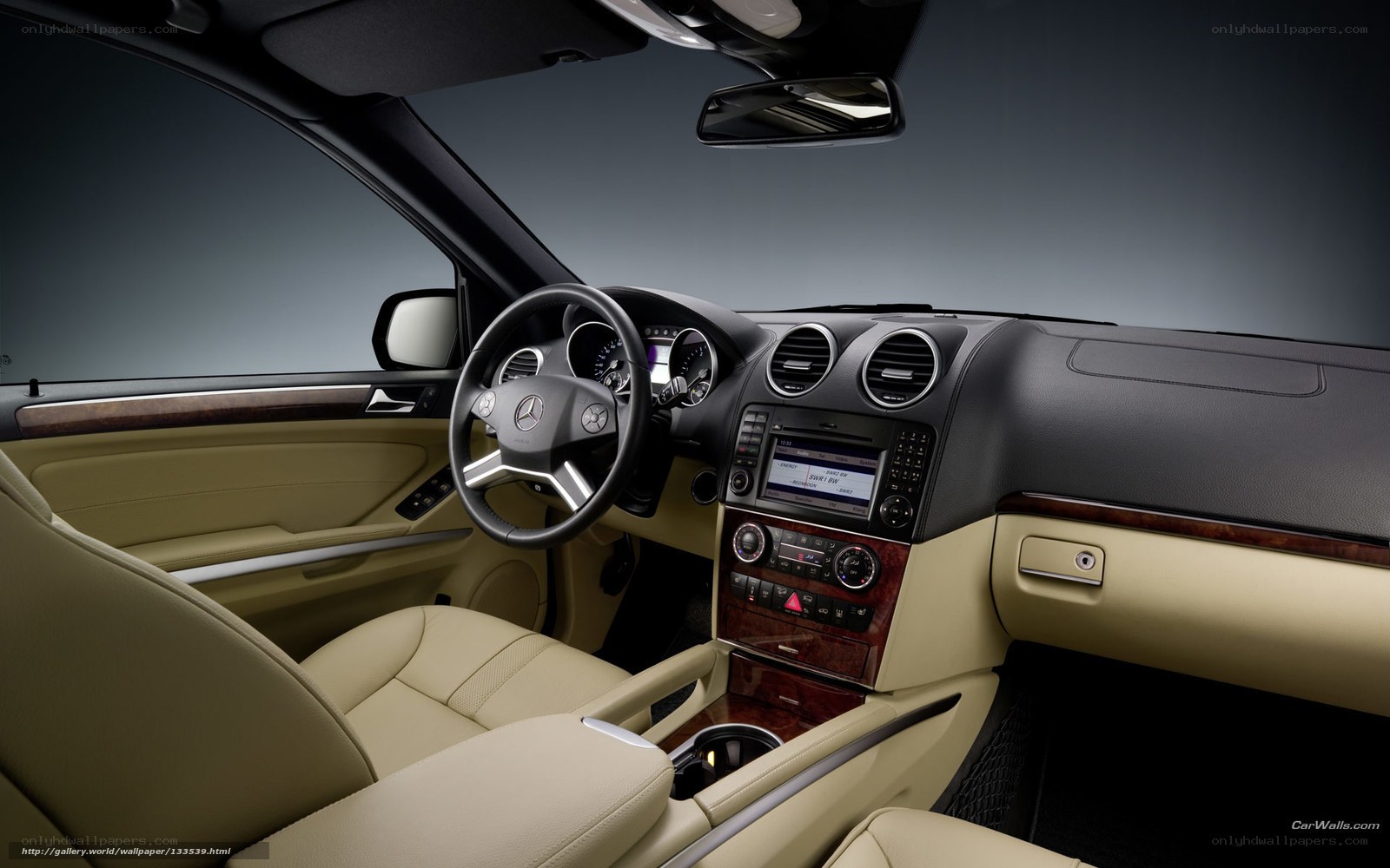 luxury car interior dashboard