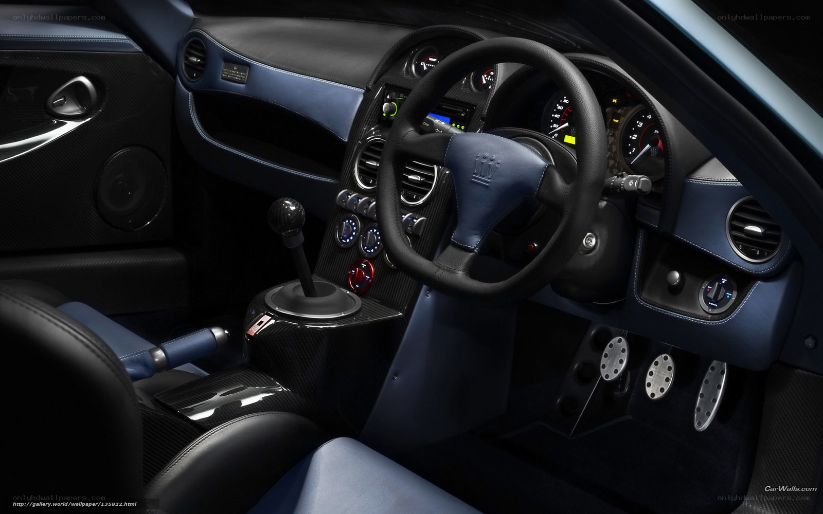 luxury car interior dashboard