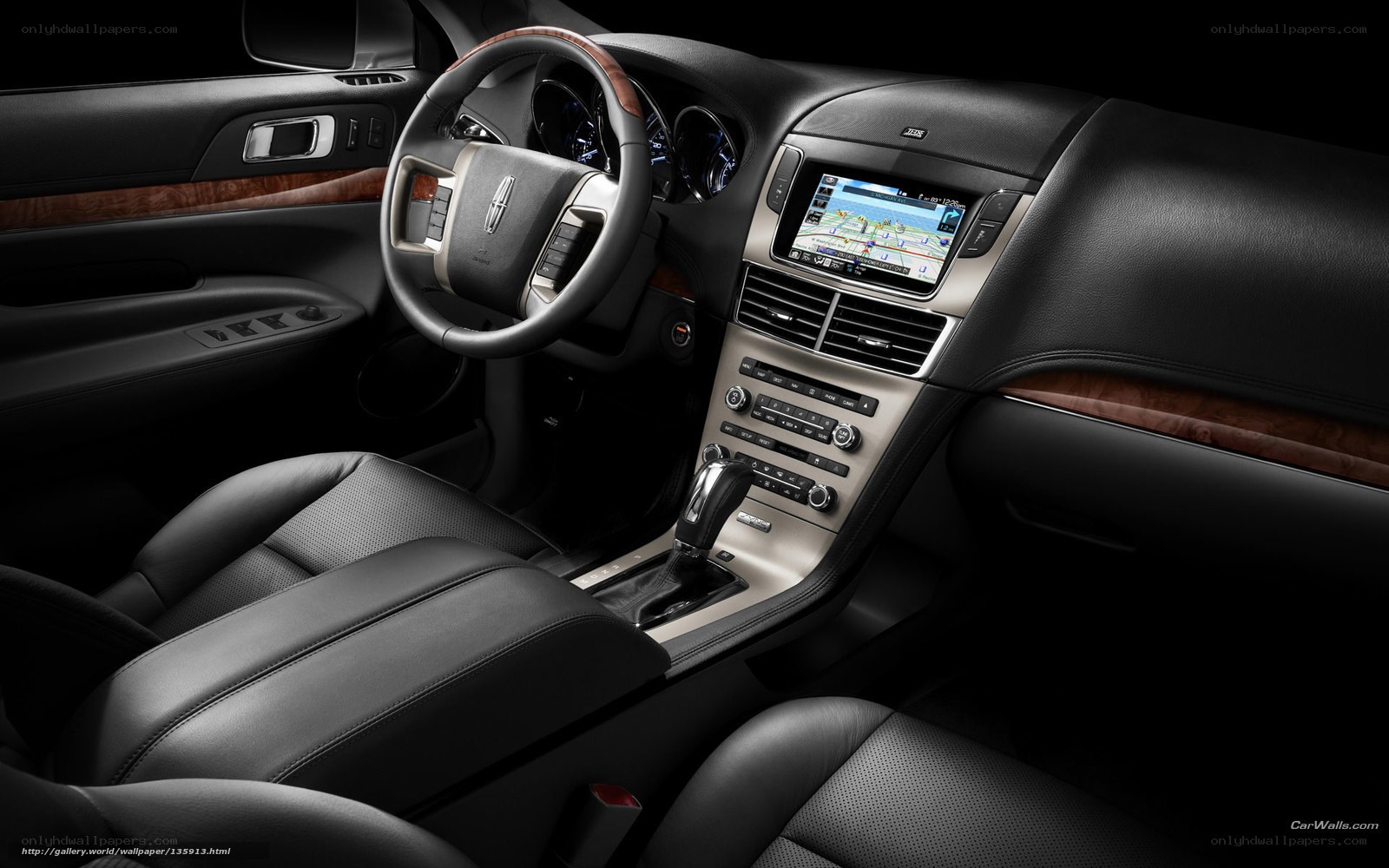 luxury car interior dashboard