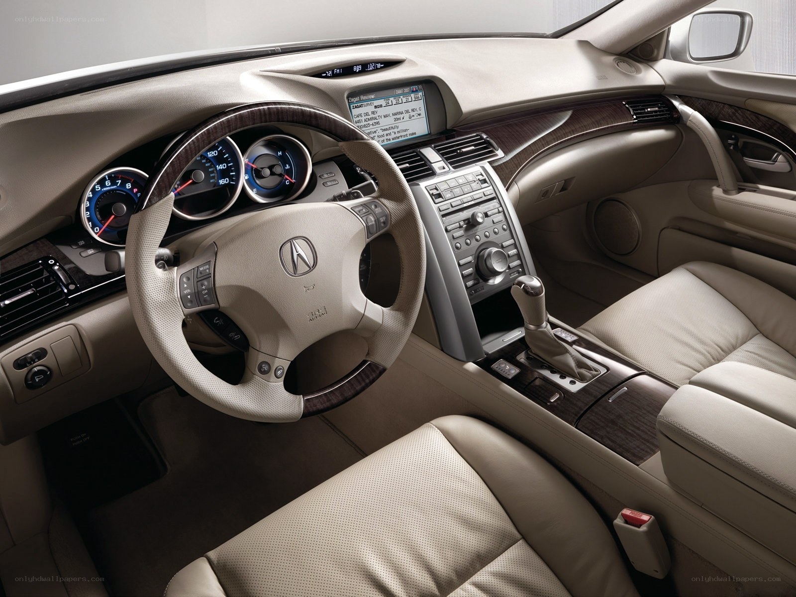 luxury car interior dashboard