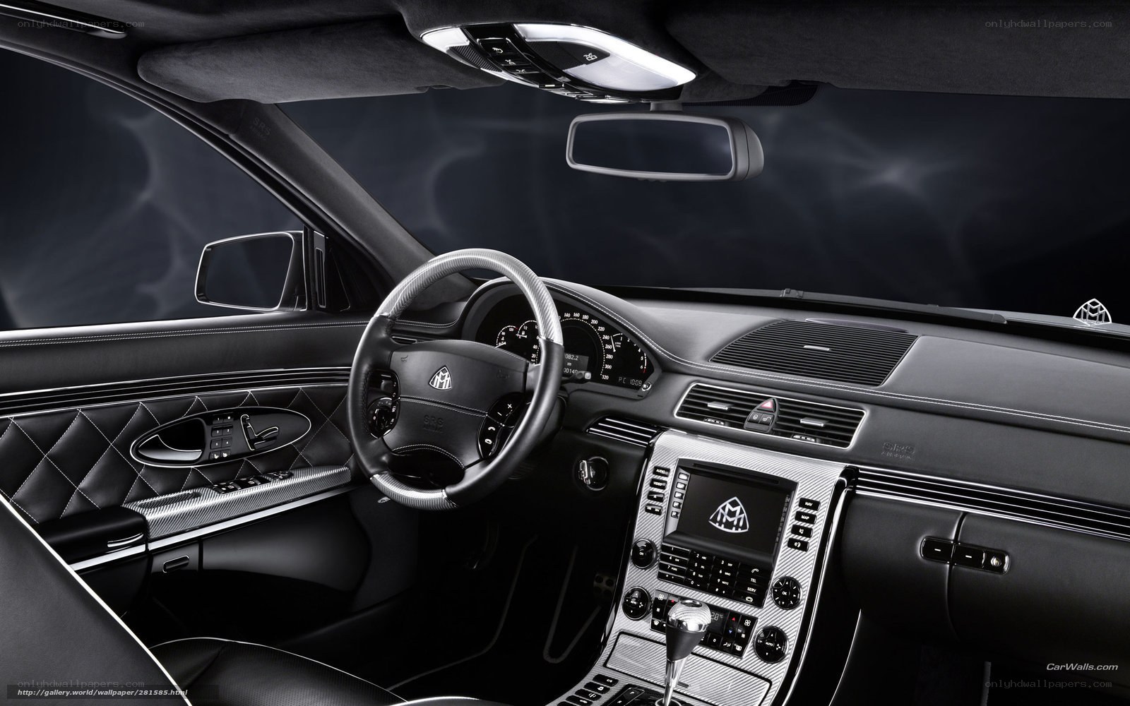 luxury car interior dashboard