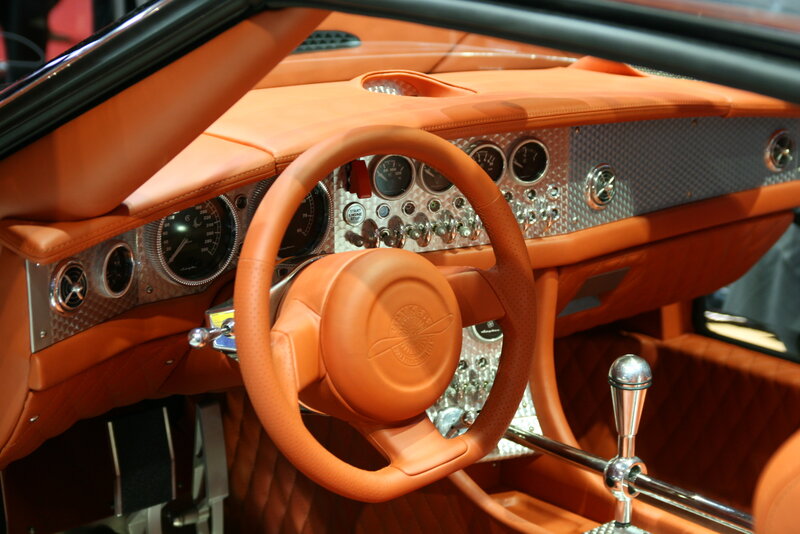 luxury car interior dashboard