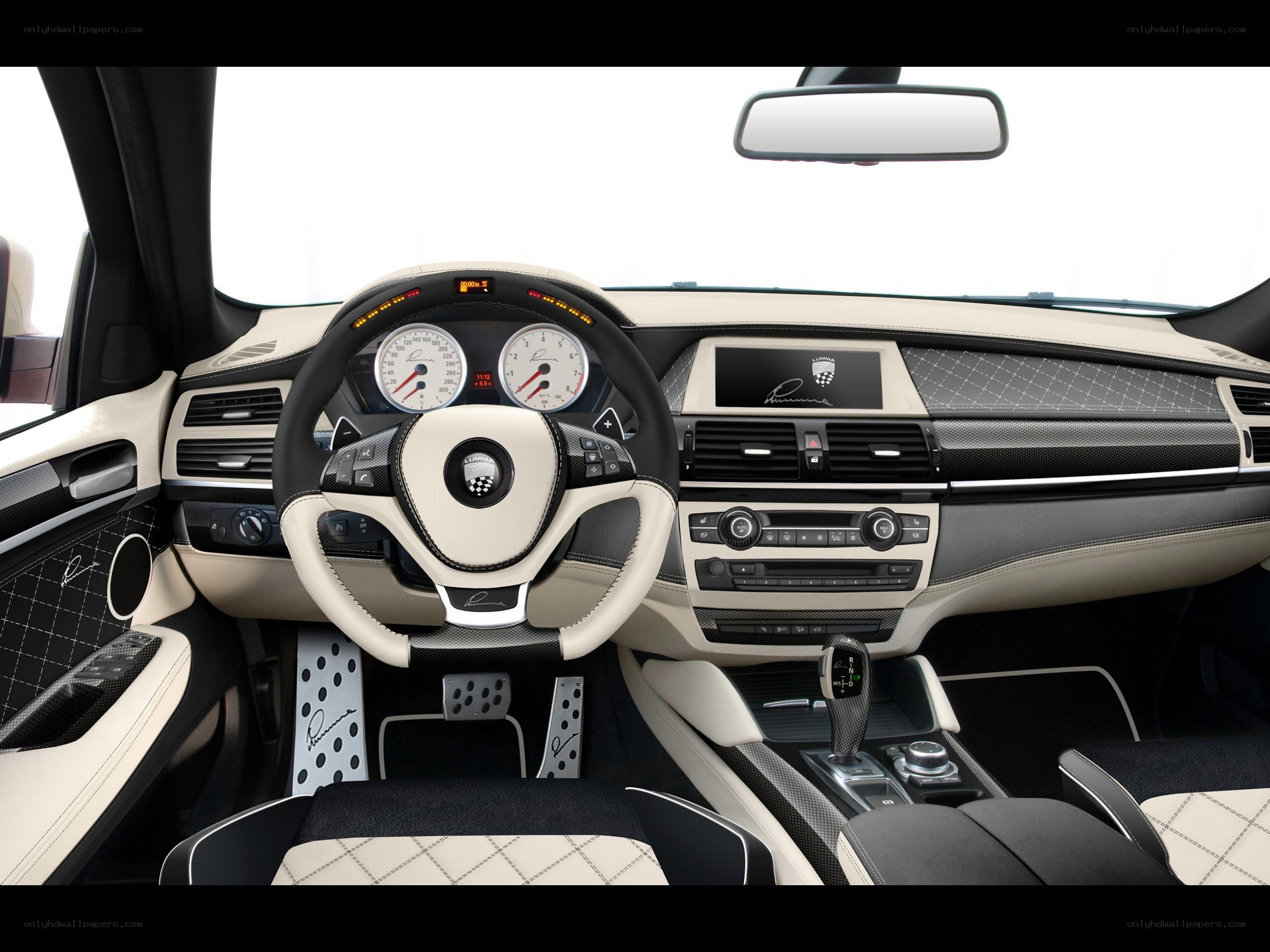 luxury car interior dashboard