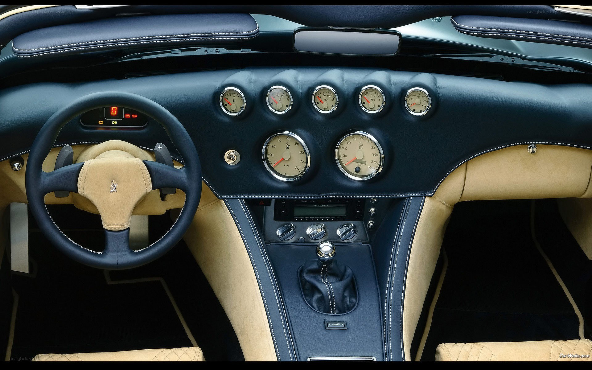 luxury car interior dashboard