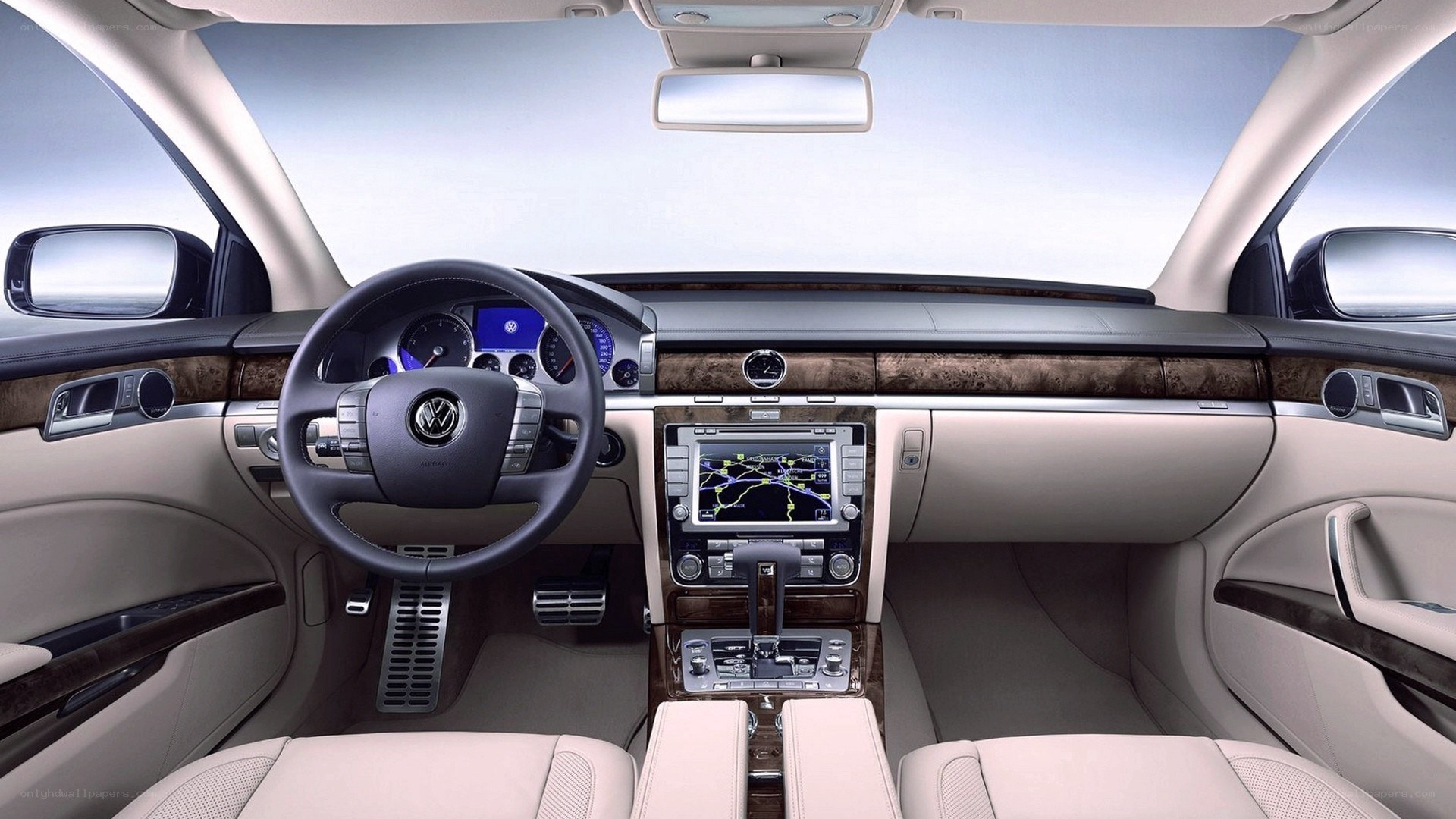 luxury car interior dashboard
