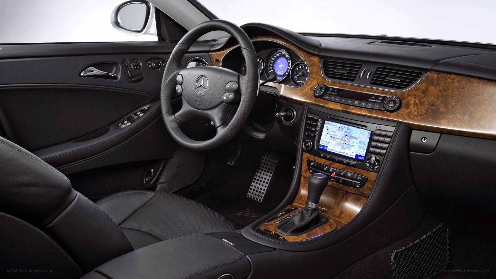 luxury car interior dashboard