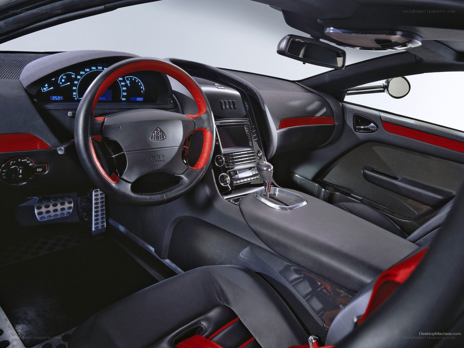 luxury car interior dashboard