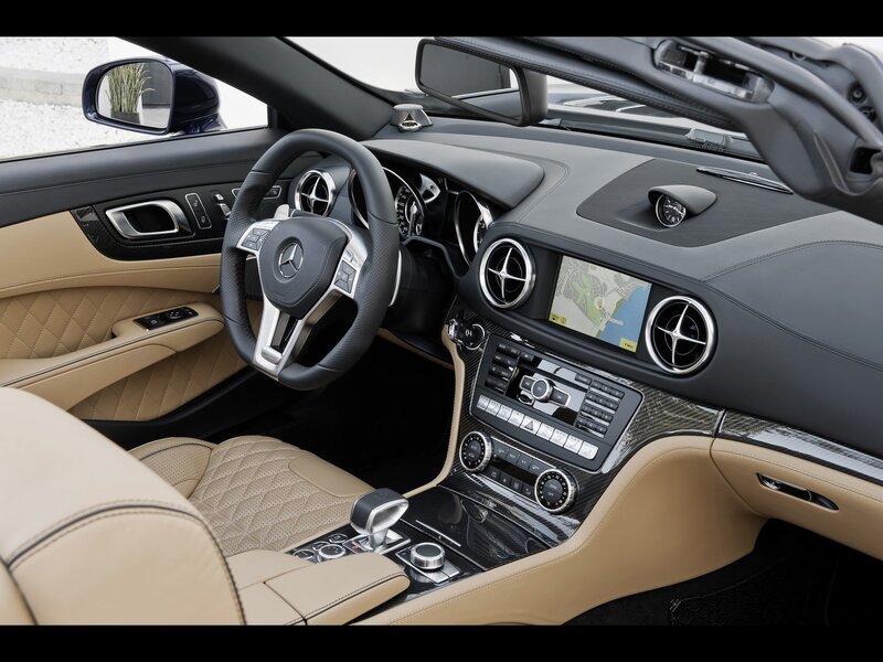 luxury car interior dashboard