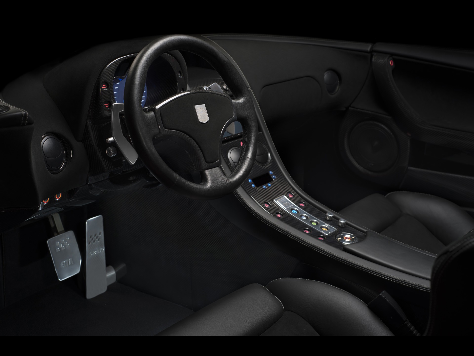 luxury car interior dashboard