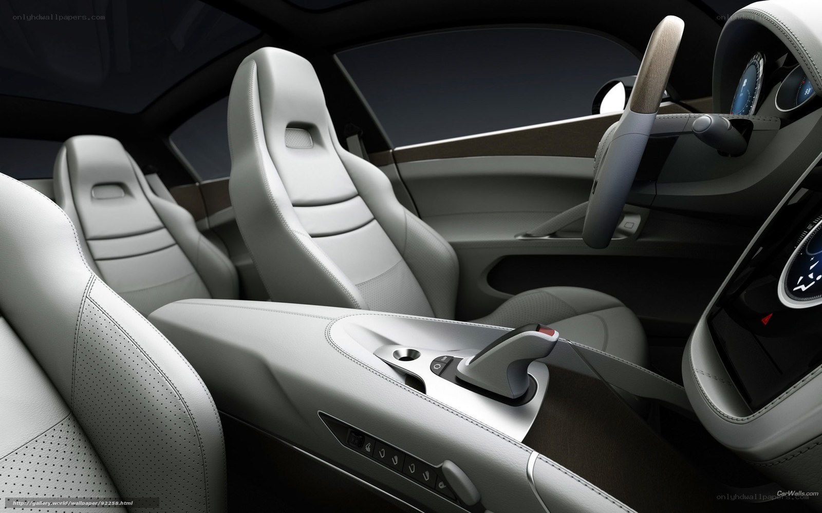 Luxury car interior design
