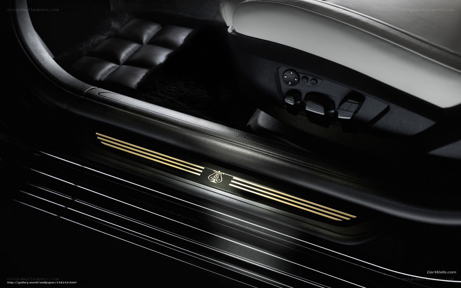 luxury car interior details
