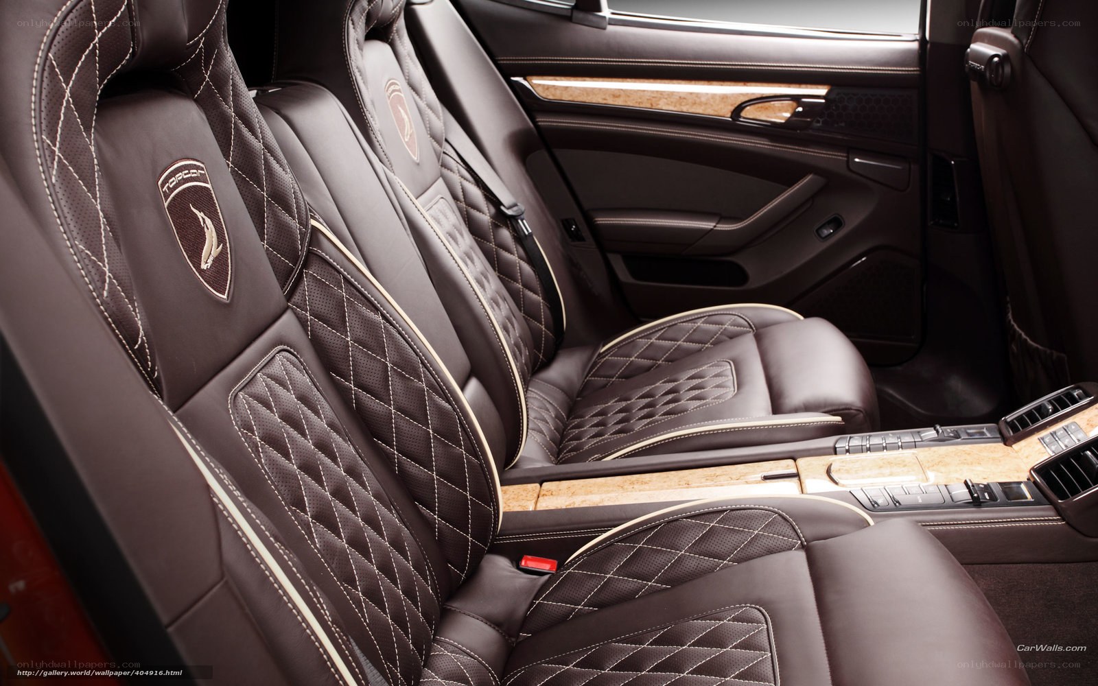 luxury car interior details