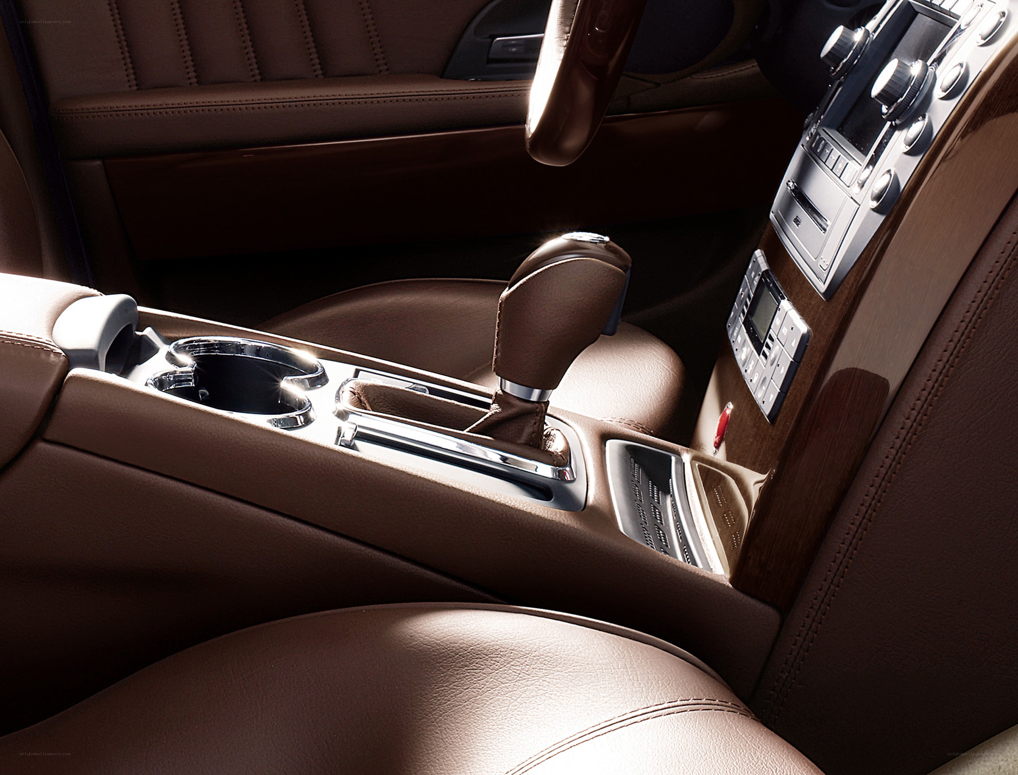 luxury car interior details
