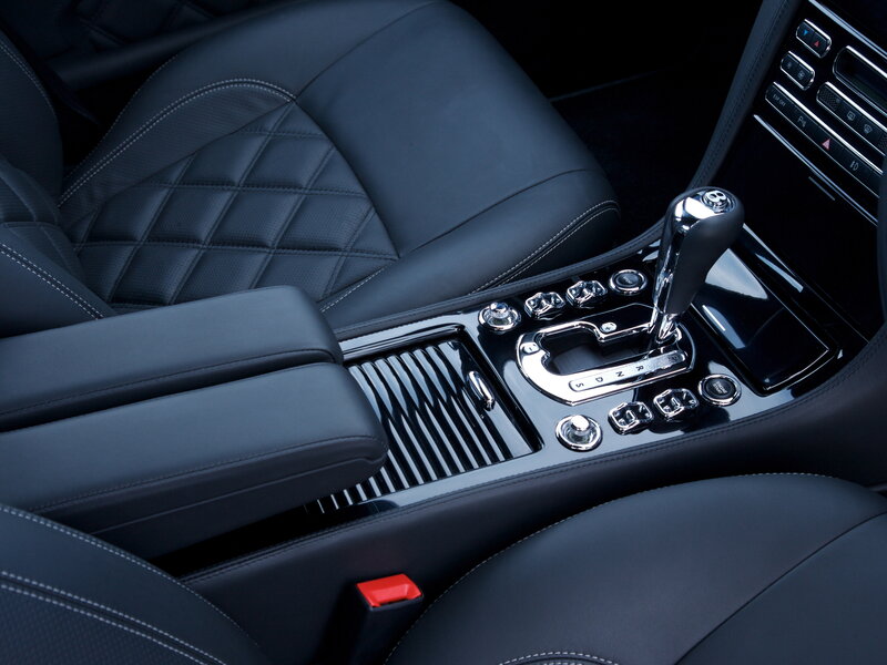 Luxury car interior details