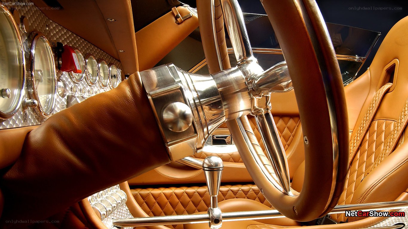 luxury car interior details