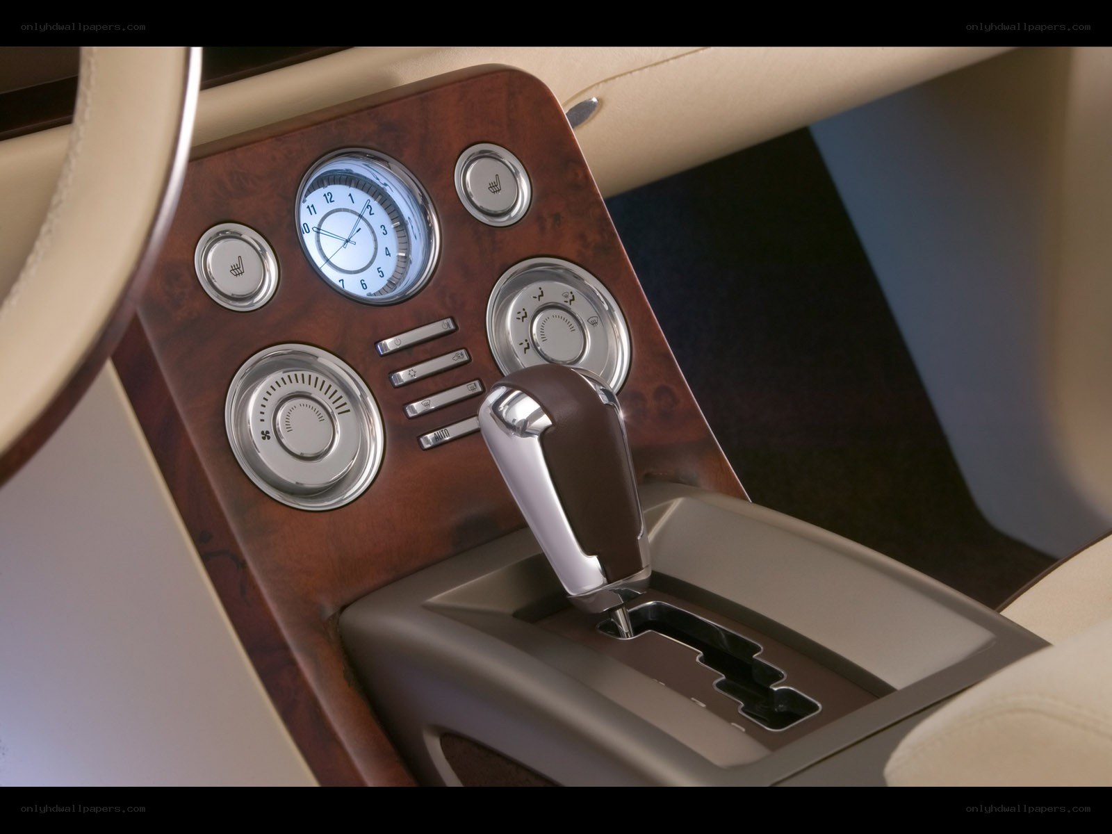 luxury car interior details