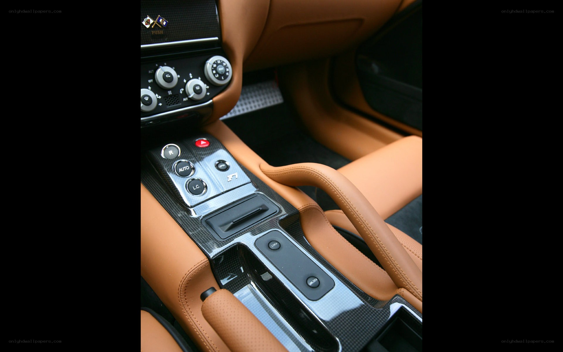 luxury car interior details