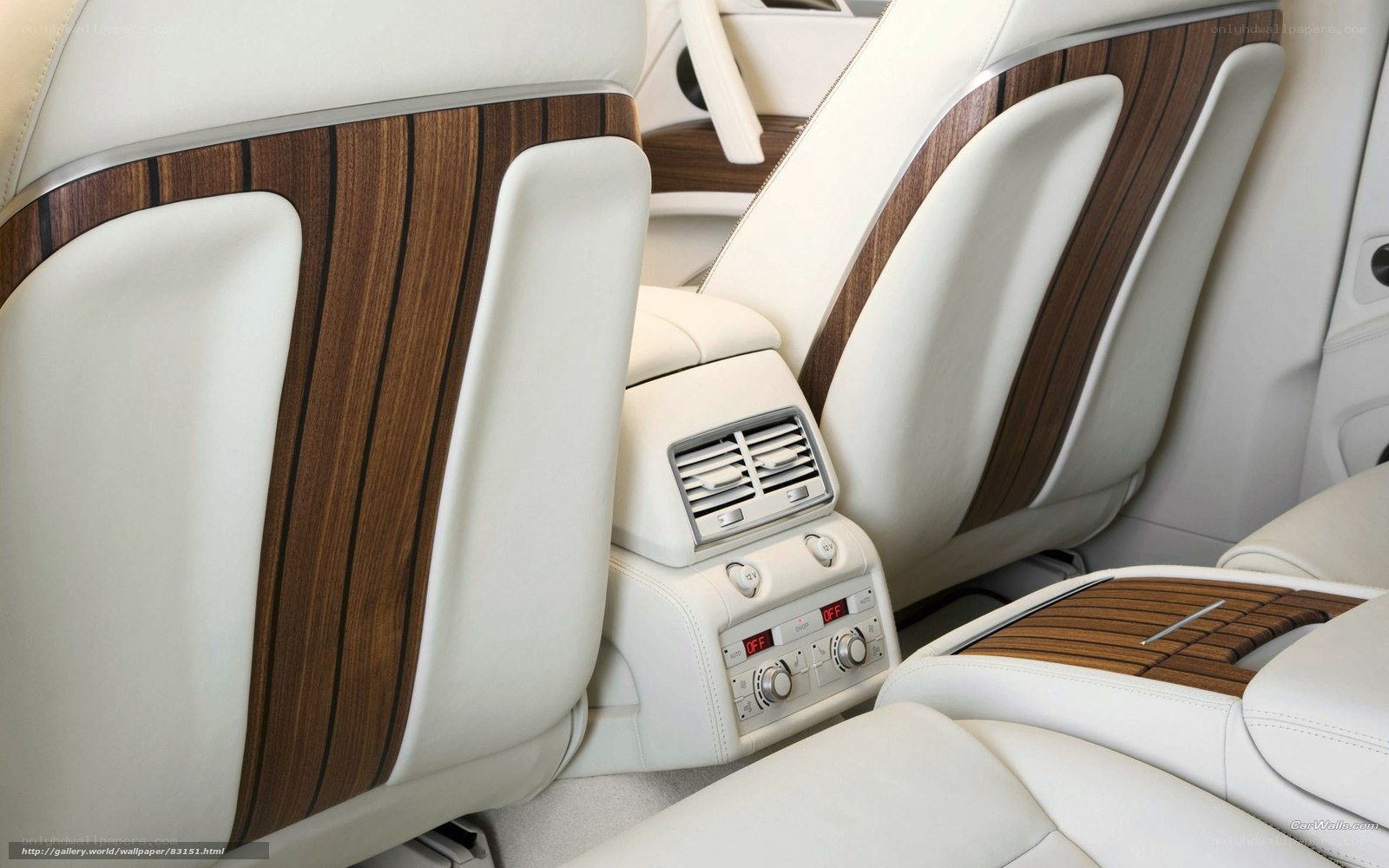 luxury car interior details