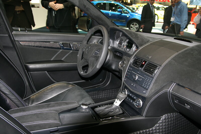 luxury car interior display