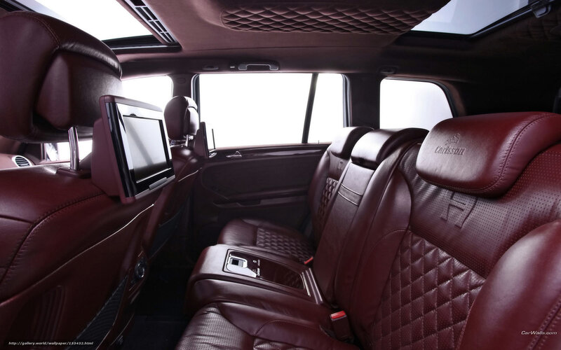 Luxury Car Interior — Maroon, Luxurious