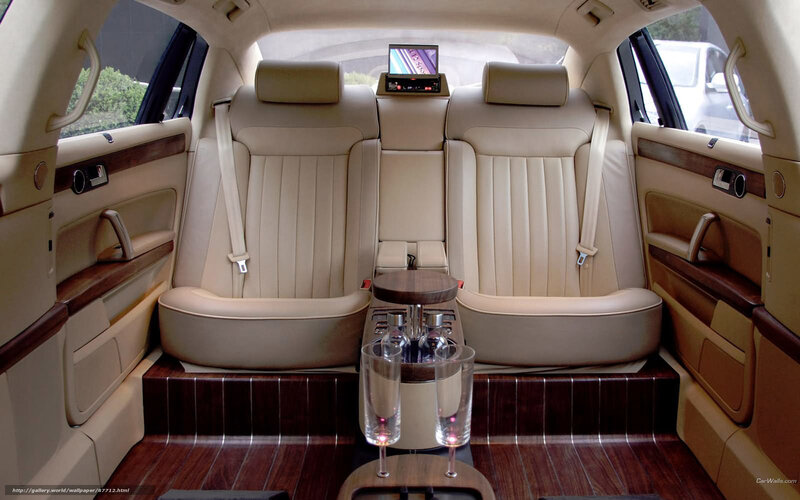luxury car interior rear seats