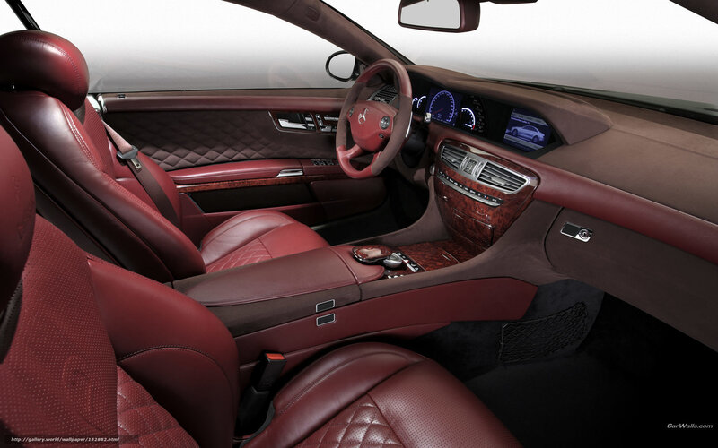 Luxury Car Interior — Red