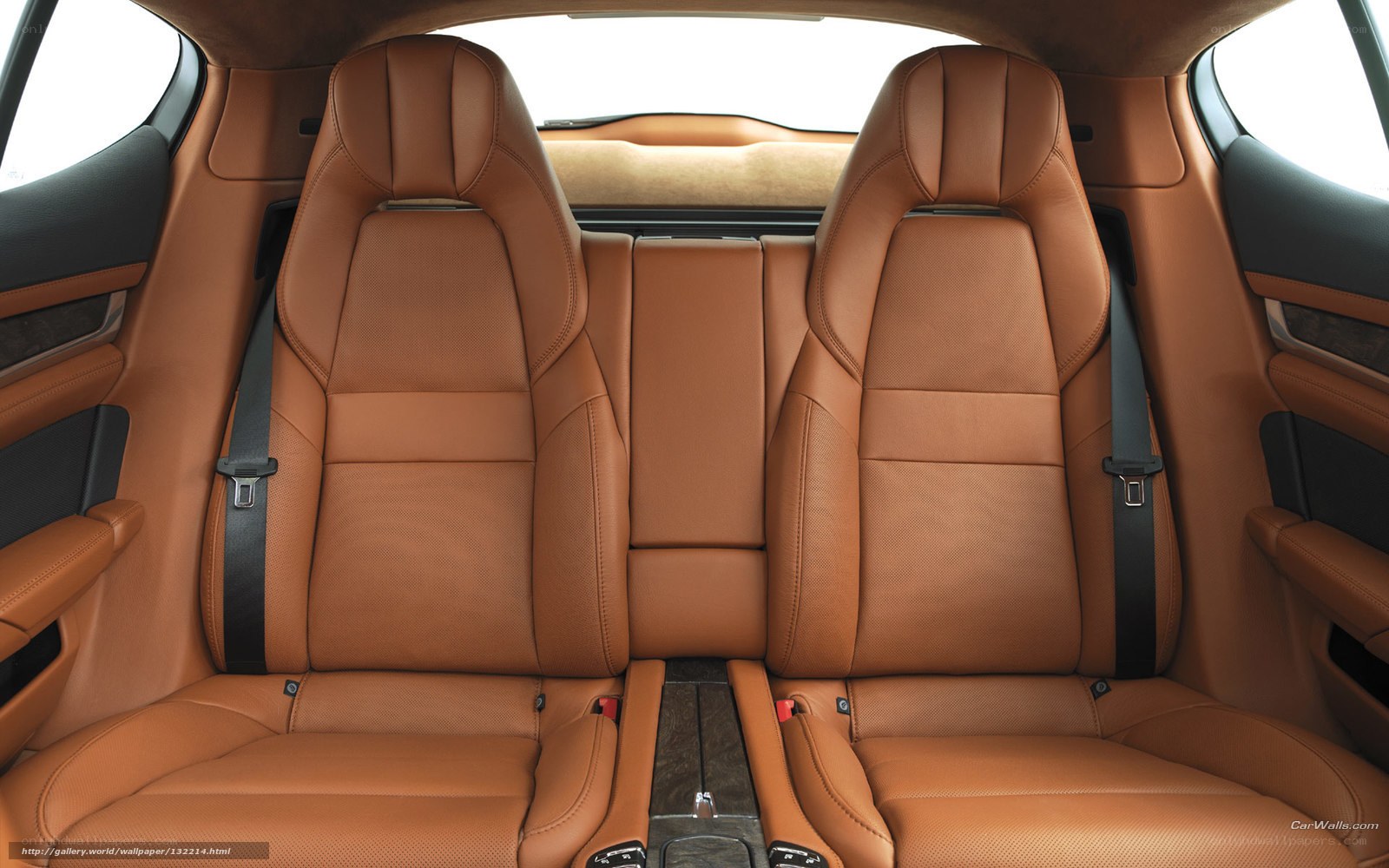 Luxury car interior seats