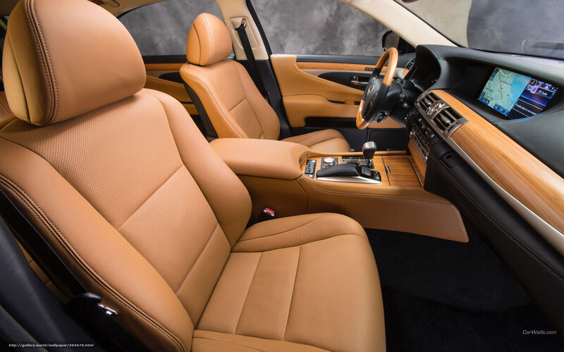 Luxury Car Interior — Tan, Calm, Photograph