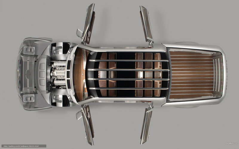 luxury car interior top view