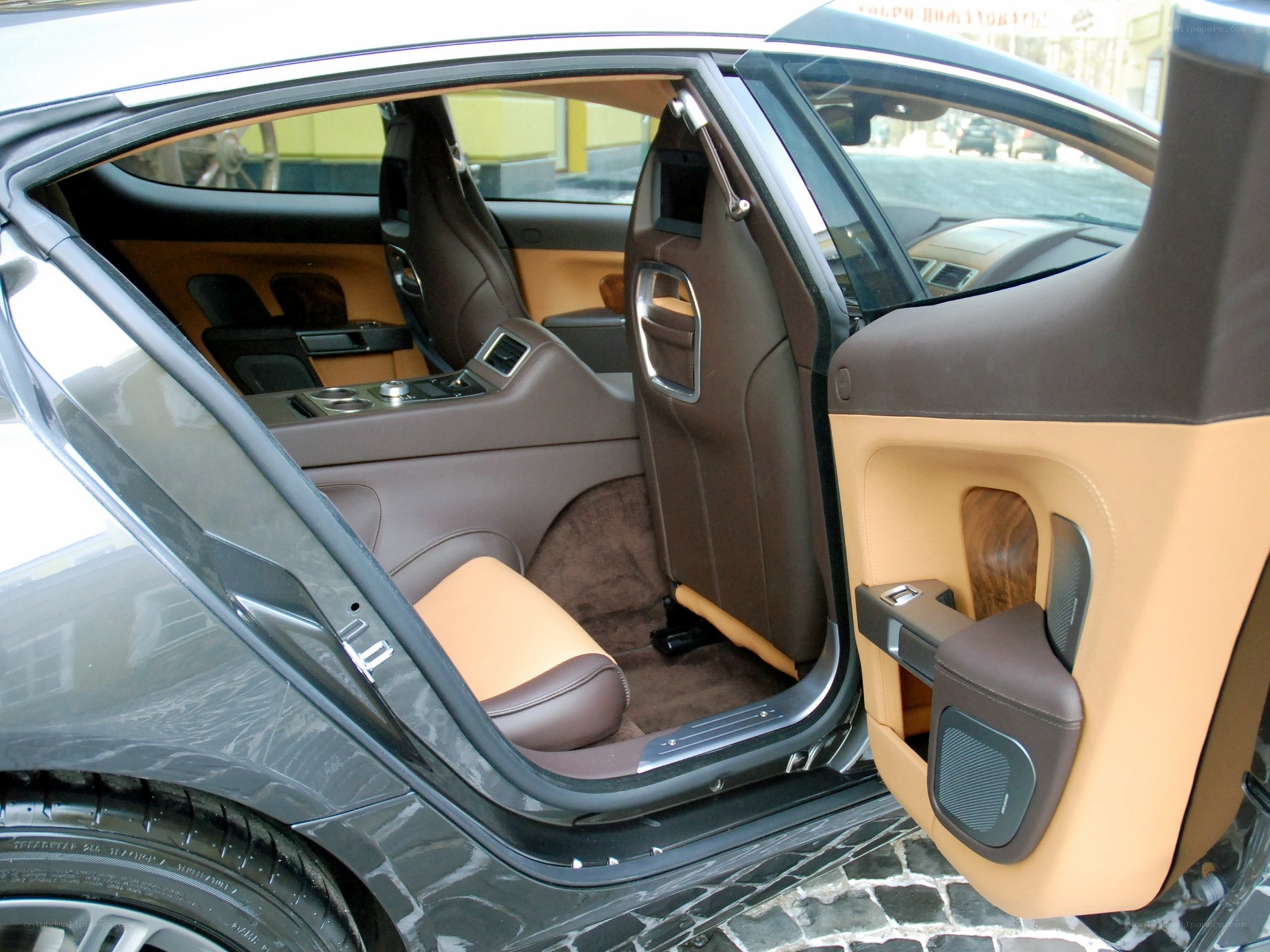 luxury car interior view