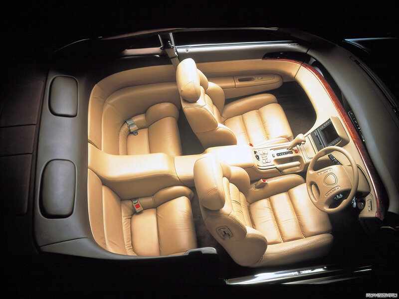 luxury car interior view