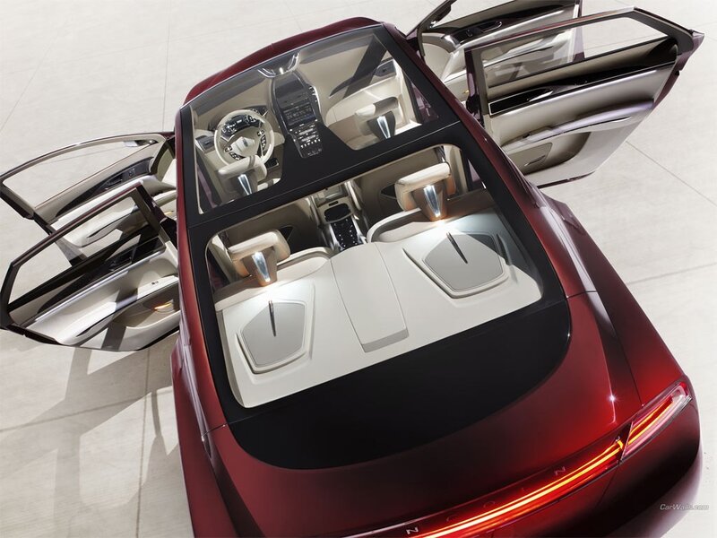 luxury car interior view
