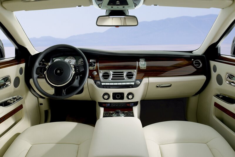 luxury car interior view