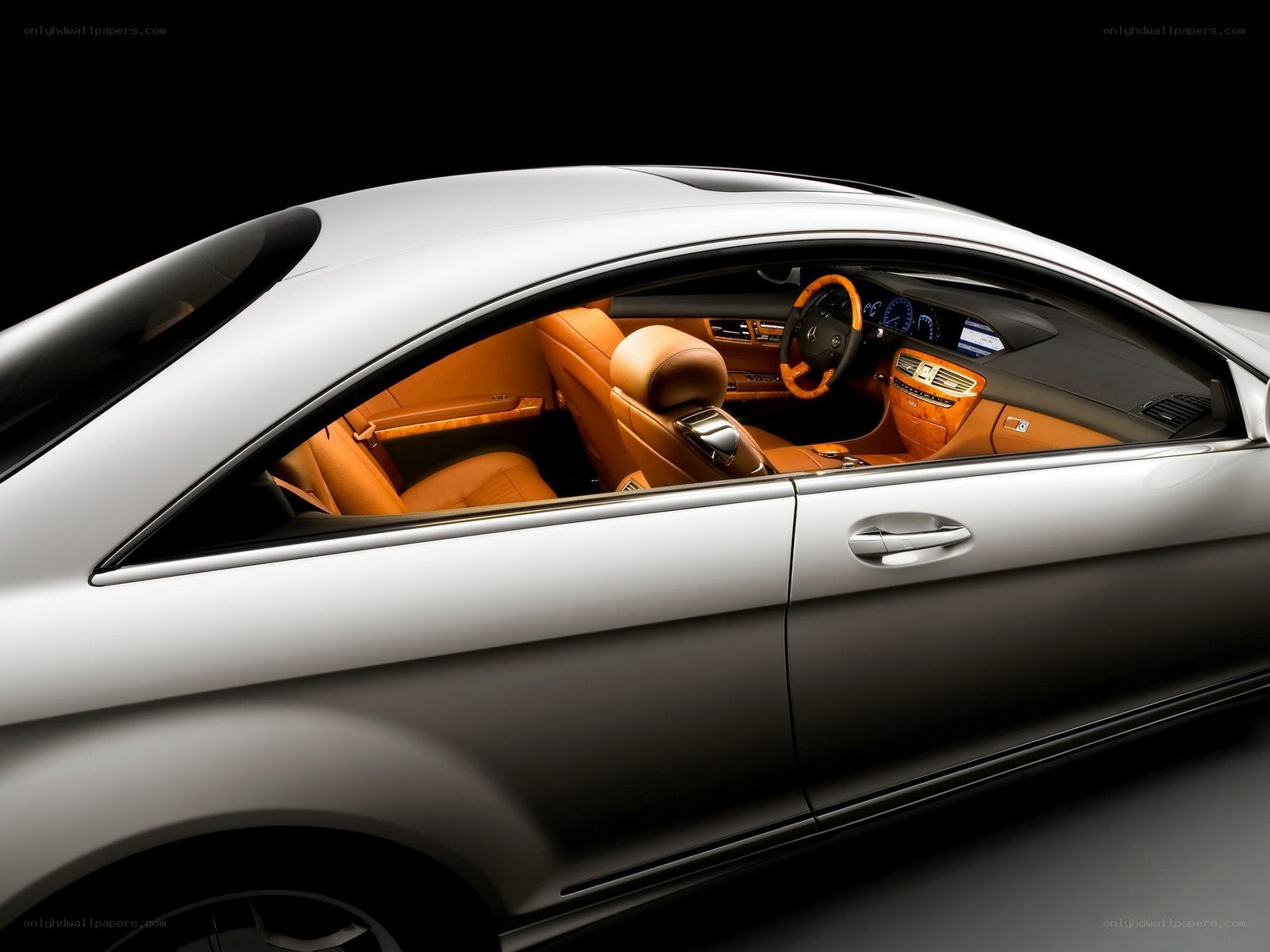 luxury car interior view