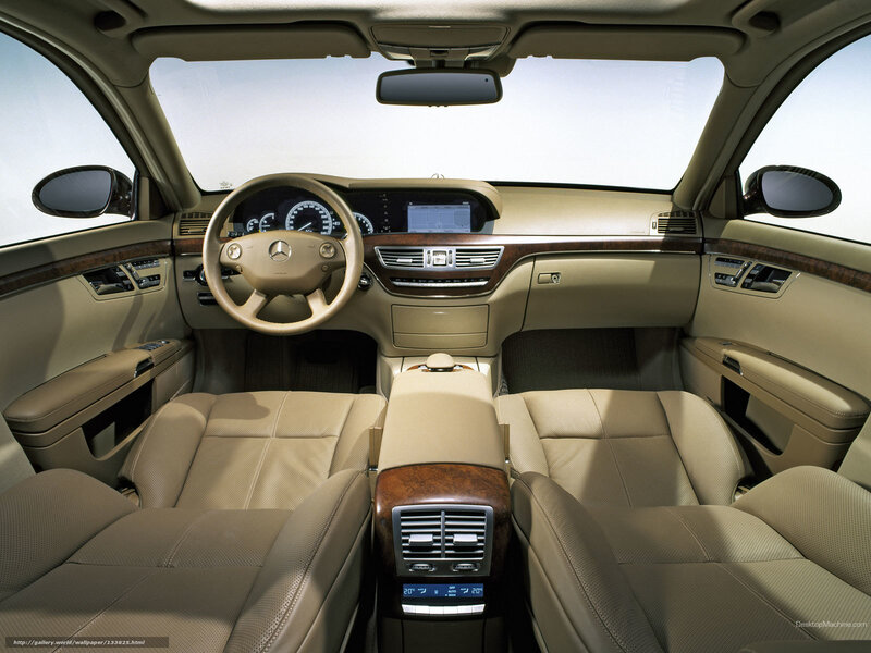 luxury car interior view