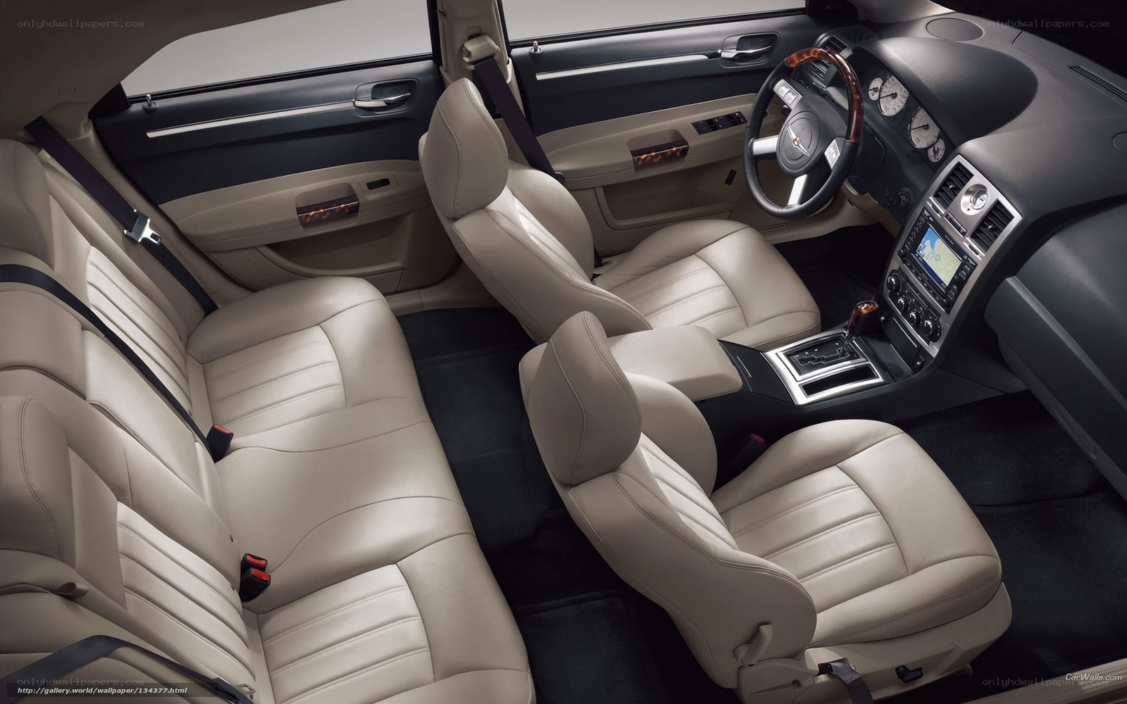 luxury car interior view