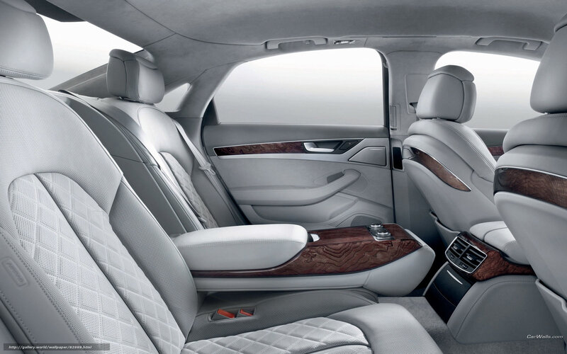 Luxury Car Interior — White, Calm