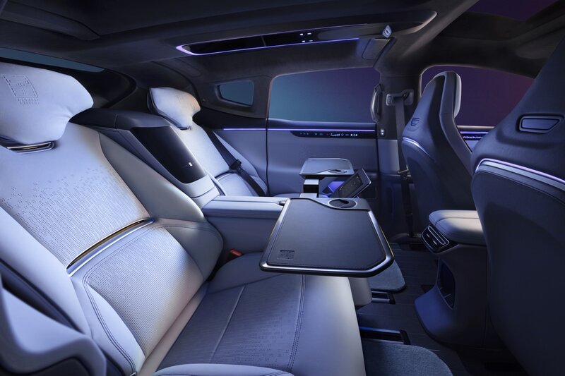 Luxury Car Interior — White, Modern