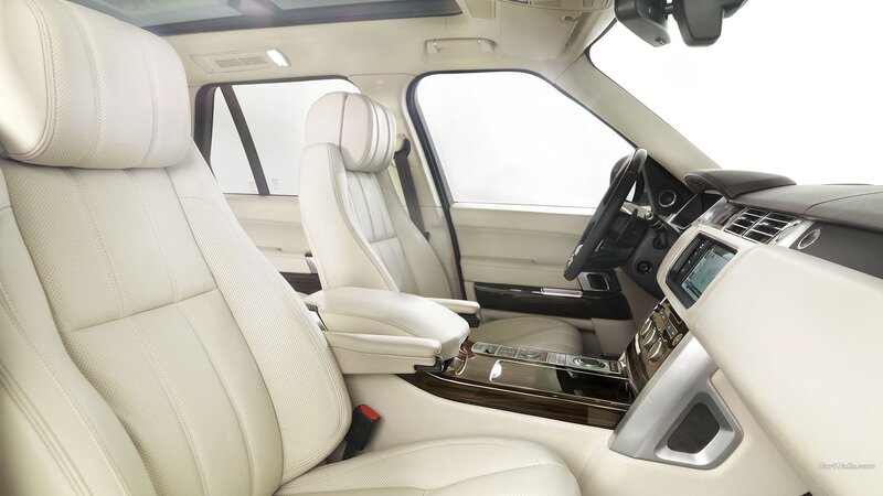 Luxury Car Interior — White, Neutral
