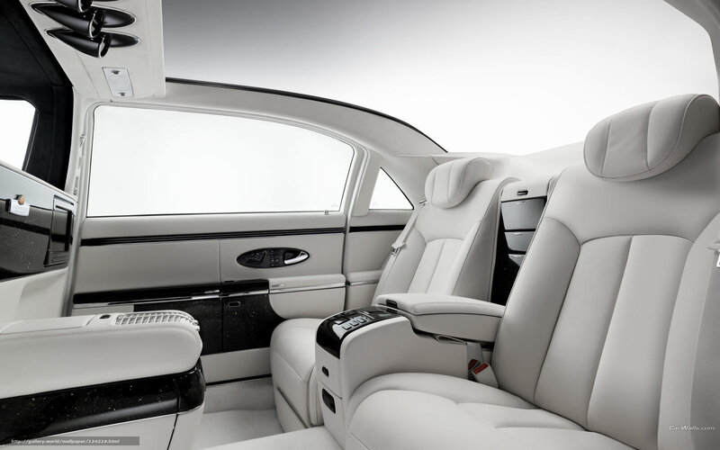 Luxury Car Interior — White, Serene