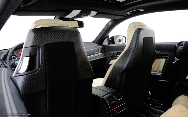 luxury car interior with carbon fiber