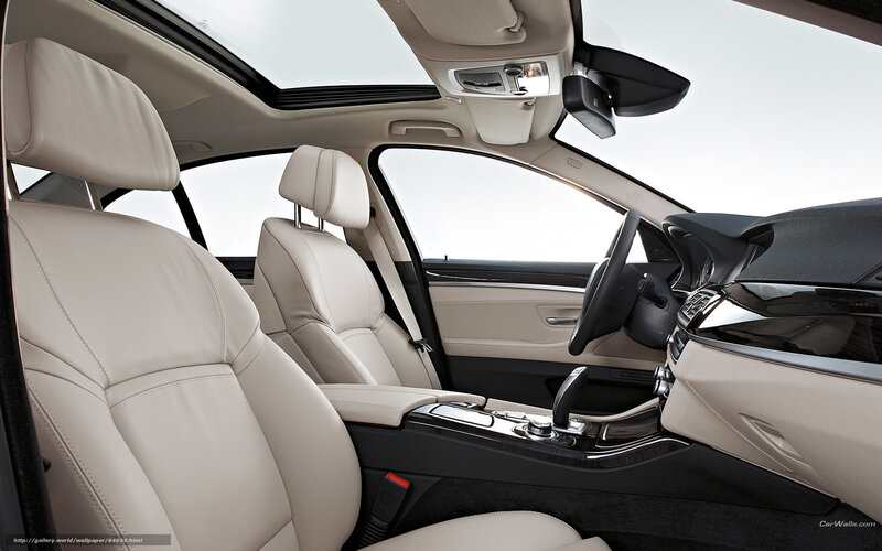 luxury car interior with sunroof