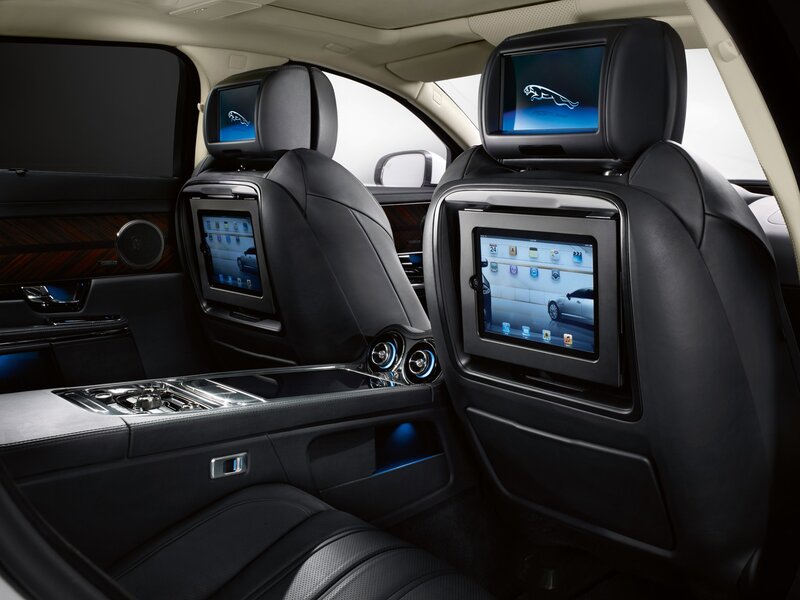 Luxury car rear entertainment